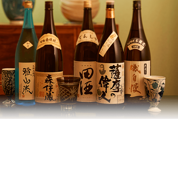 お料理を引き立てる銘酒も全国各地からご用意しております。